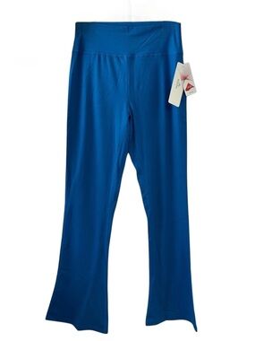 Sunzel High Rise Flare Yoga Pants Blue Size L (12) NWT Bootcut Leggings